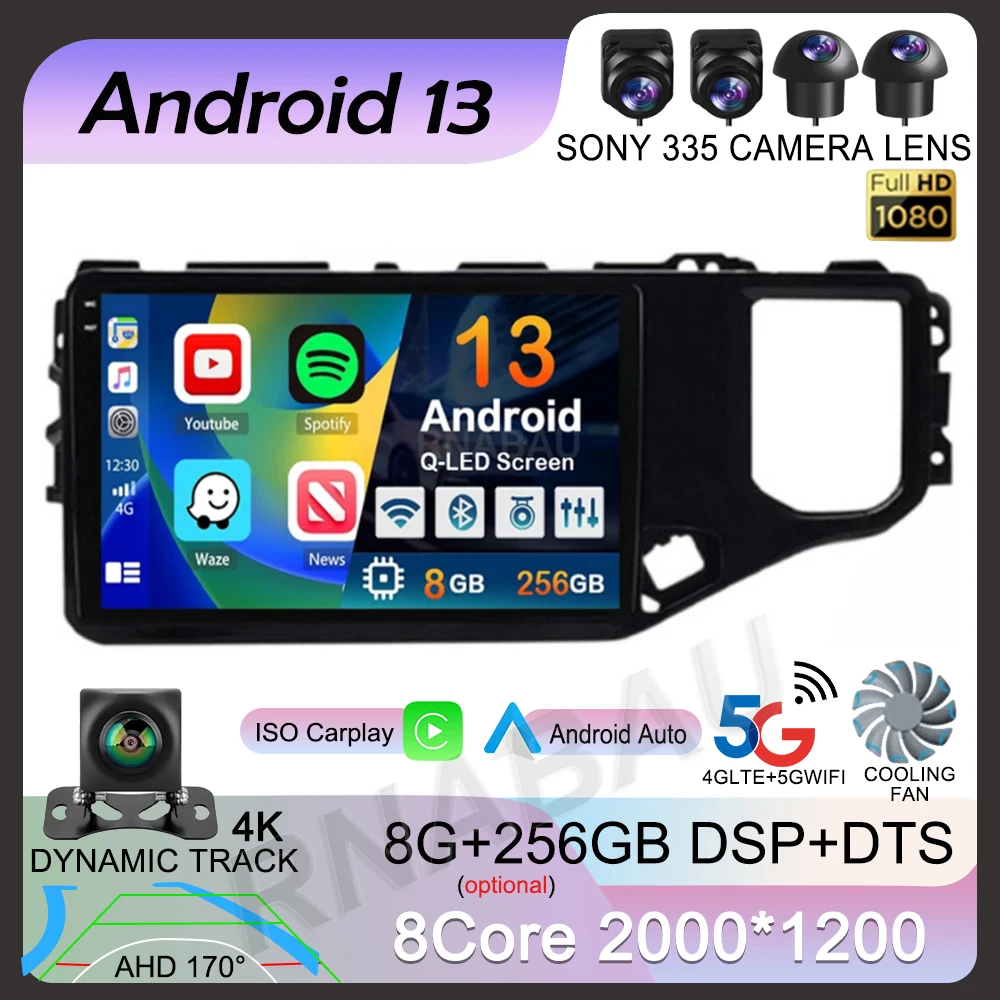 

Android 13 Carplay Auto Car Radio For Chery Tiggo 5X 4X 2019 2020 2021 Multimedia Video Player GPS Navigation Stereo Audio DSP