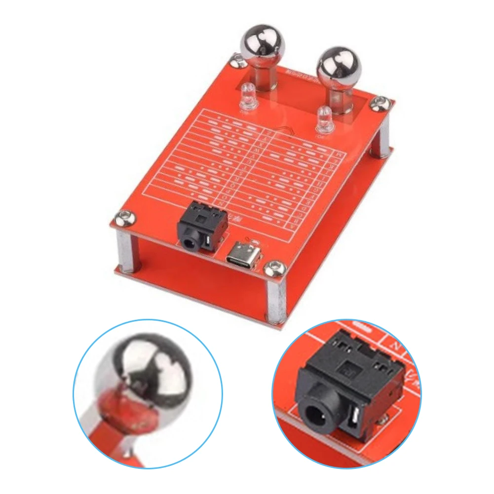 1pcs Morse Touch Key Detection Sensing Sensor Automatic Switch Type-c Interface DC-5V 3.5mm Connector -40°C To 85°C