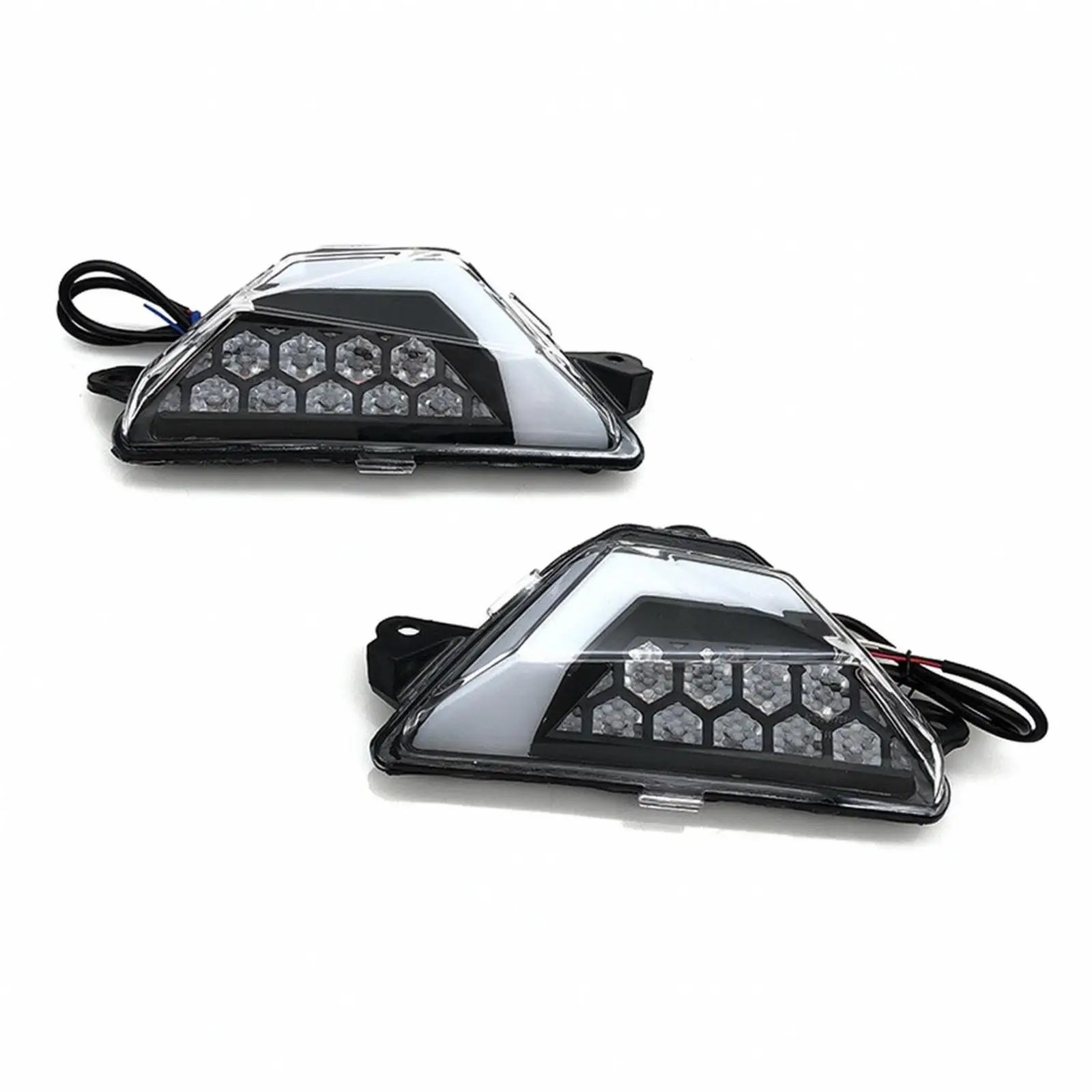 LED Motorcycle Turn Signal Pair for Honda 500 2024 Compact Design with Wiring Included