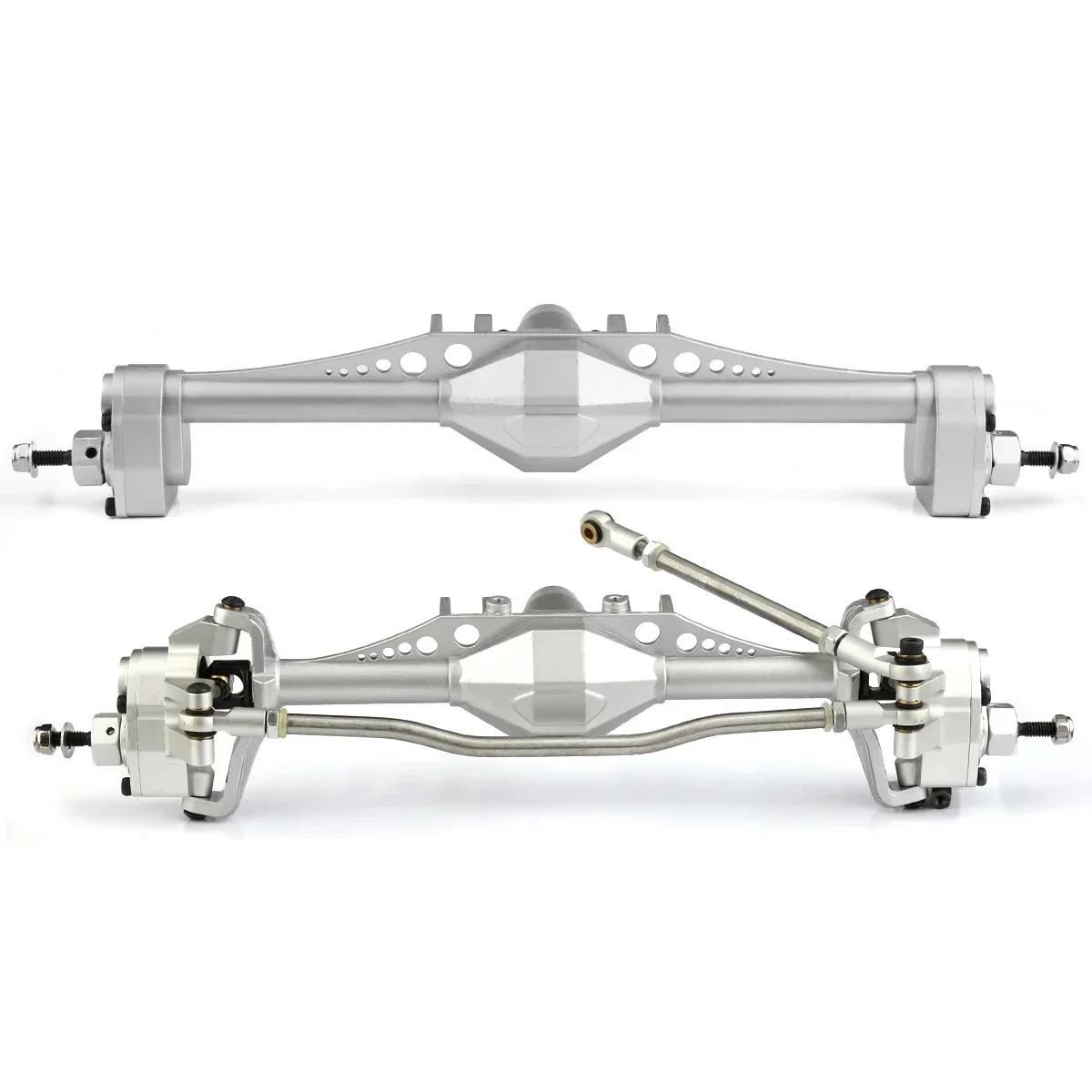 2pcs Metal CNC Currie F9 Portal Axle Front and Rear for Axial Capra UTB10 1.9 UTB 1/10 RC Crawler Car Upgrade Parts