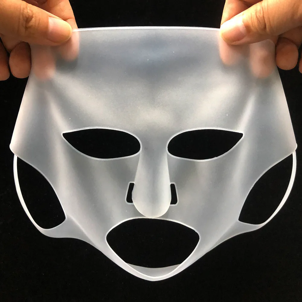 3D силиконовая маска для лица, женская уход за кожей, увлажняющая, лифтинг, укрепляющая, против морщин, многоразовая гелевая листовая маска, инструмент для ухода за кожей лица