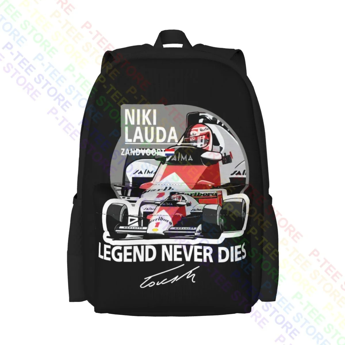 Motorsport Formel 1 Grand Prix Niki Lauda Legende Rip Large Capacity Backpack Shoe Bag School Sport Bag