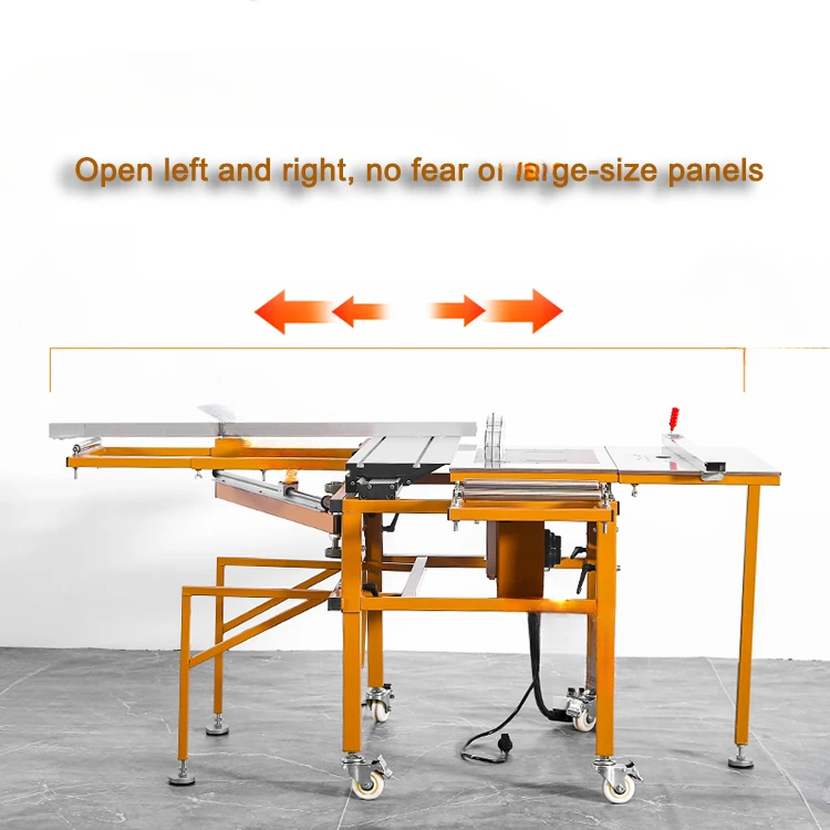 Automatic Wood Cutting Panel Saw Machine For Panel Furniture Woodworking Multi-Functional Precision Guide Sliding Table Saw