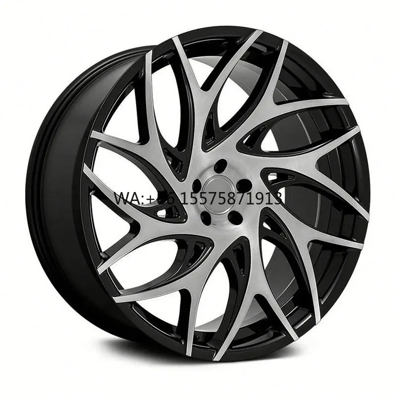 

Premium Forged 24 Inch Aluminum Alloy Wheels Mirror Polished Reinforced Edge for Sports Vehicles