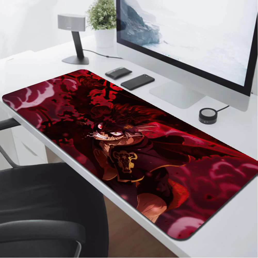 

Anime Black Clover Large Mouse Pads Makima Asta Yuno Yami Mousepad Computer Laptop Gamer Pad PC Gaming Accessories Desk Mats XXL