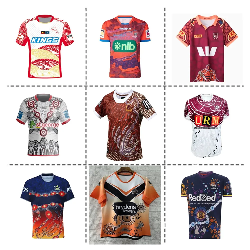 

2024 PARRAMATTA EELS/ SYDNEY ROOSTERS/ BRISBANE BRONCOS INDIGENOUS RUGBY JERSEY size S--5XL