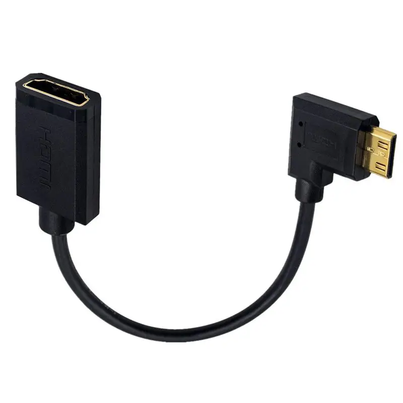 2.0 Version 4K 60Hz Mini Hdmi Compatible To HDMI Compatible Mother OD3.2mm Flat Panel With TV High-Definition Video Cable