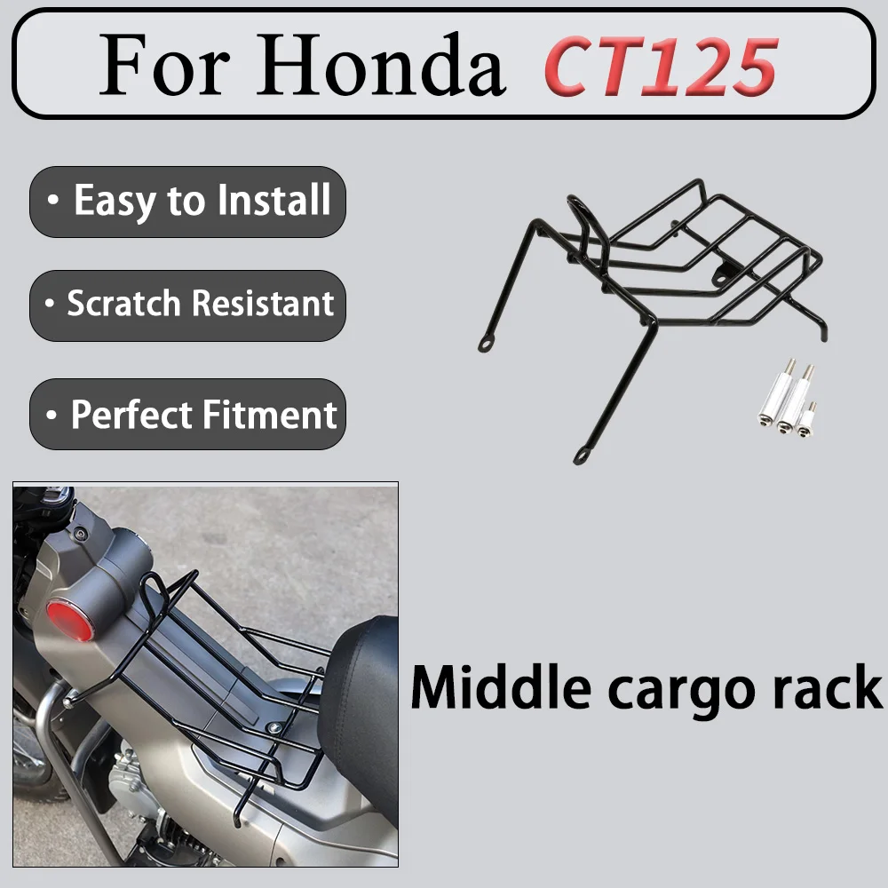 For Honda CT125 High-Strength Center-Mounted Cargo Carrier Vehicle Load Balancer Strong Support without Damaging Original Car