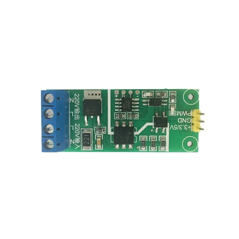 3.3V/5V PWM Signal Control AC220V SCR Power Regulation Module 0-100% Adjustable Duty Cycle Motor Speed Dimmer Regulator Board