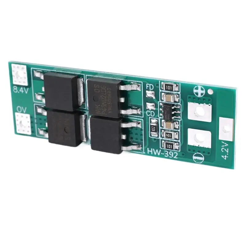 ABGI 2S 20A 7.4V 8.4V Li- Lithium Battery Protection Board BMS, PCB Board for 18650 Battery Pack, Standard Version Module