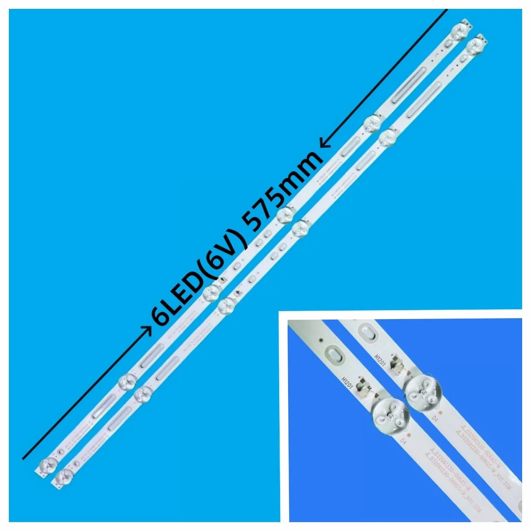 New LED Strip For 6LED BBK 32LEM-1071 32LEM-1045/T2C LEX-7145 32LEM-5045 32ET1001 H32D7100E HL-00320A30-0601S-07 03