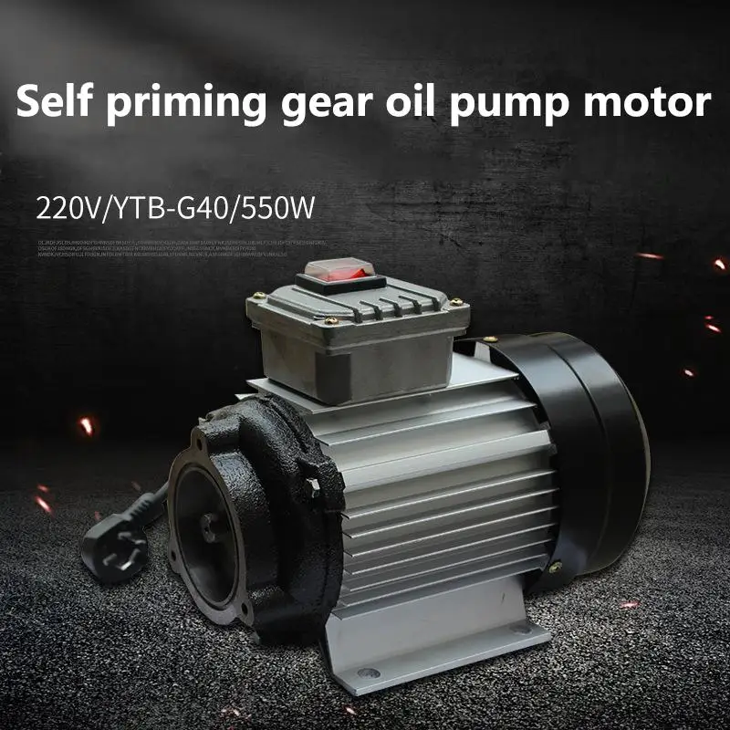 

Aluminum Alloy Electric Gear Ac Pump Motor 220V 550W Centrifugal Pump