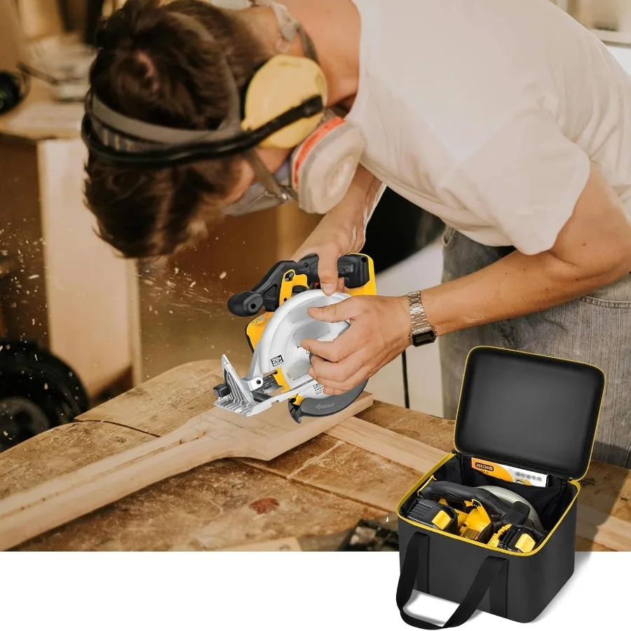 Universal Tool Bag for DEWALT 20V MAX Circular Saw DCS391B DCS565B Makita XSS02Z 18V Sierra Circular Saw Milwaukee M18 Skill Sa