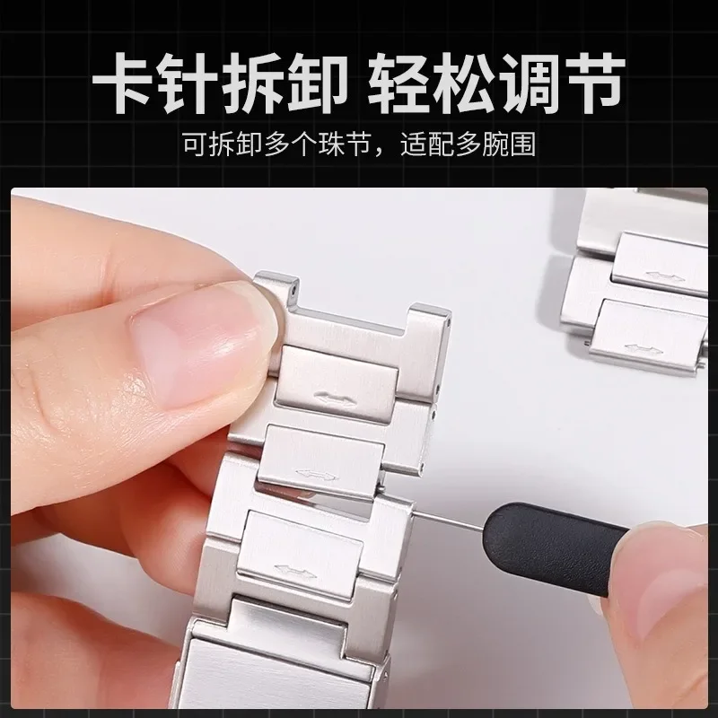 Metal Strap for Apple Watch Ultra 2 49mm 46mm 45mm 44mm 42mm Magnetic clasp Wristband for iWatch Series 10 Ultra 9 8 7 6 SE Belt