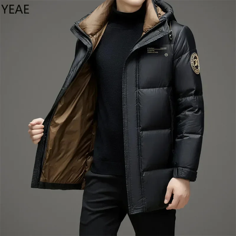 COZOK Ultralight Down Jacket Men Designer Clothes Hooded s Duck Padding 's Padded 2025 Winter Man Coats