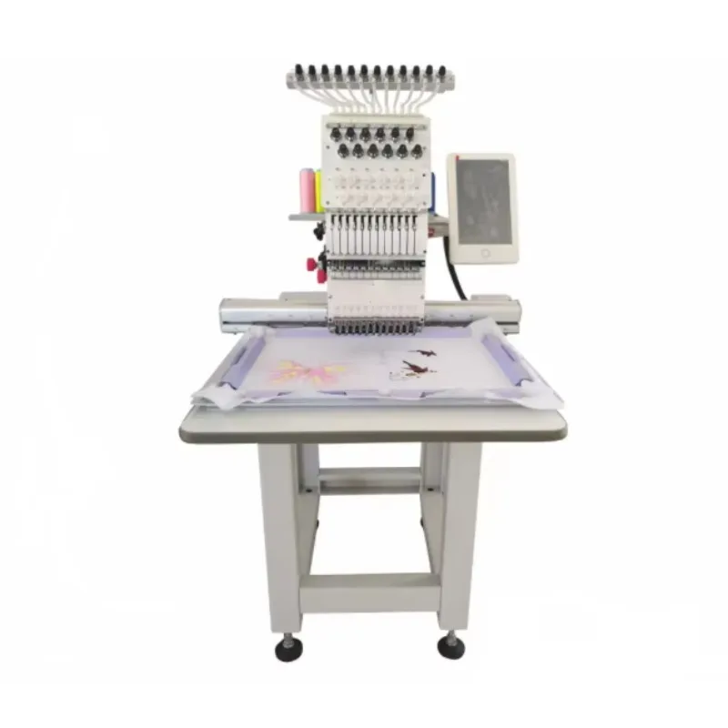 High Quality T-shrit  Embroidery Machine Computerized Embroidery Machine Clothes Single Head Embroidery Machine