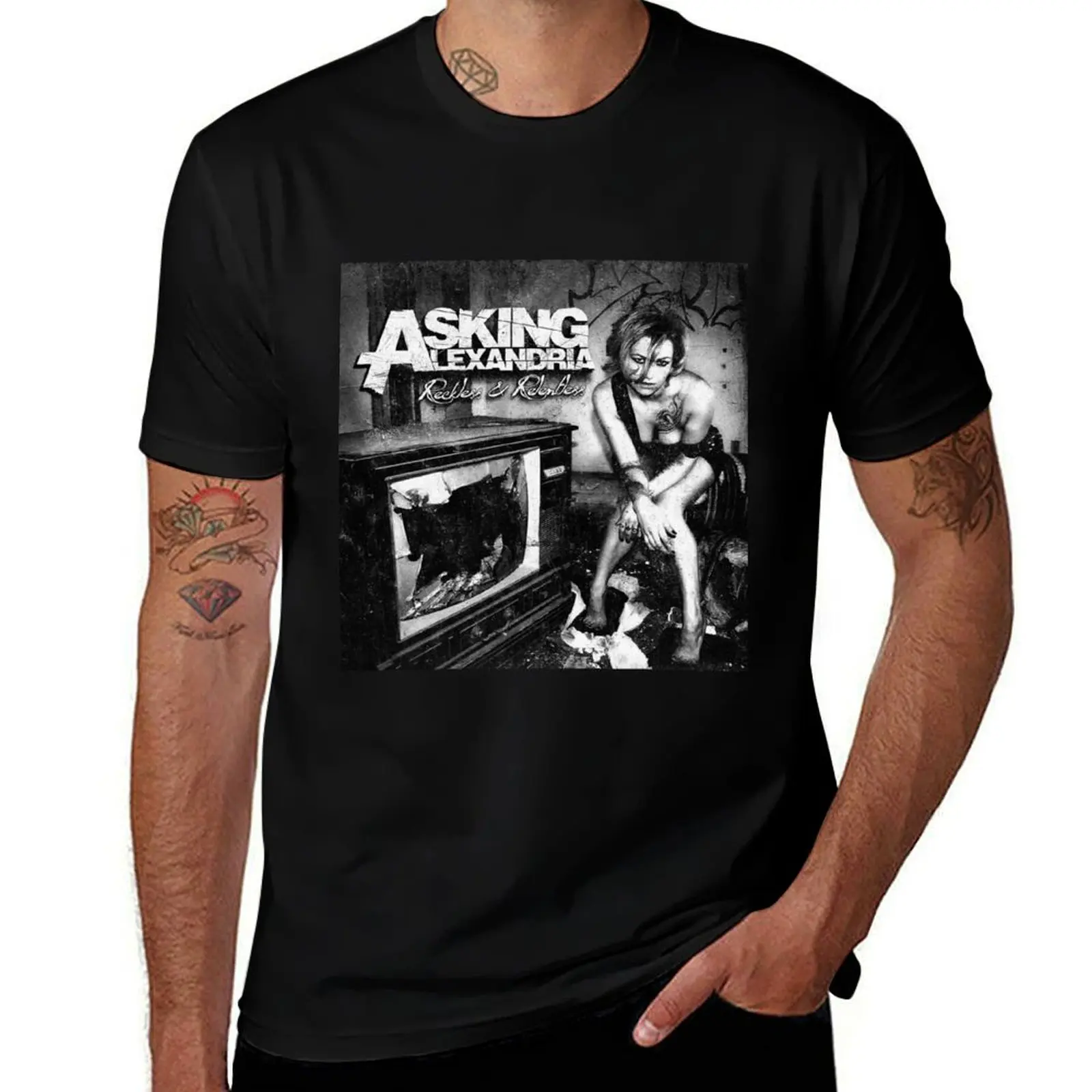 

Asking Alexandria Reckless relentless T-Shirt t shirts for man cotton t shirt personalised T-Shirt