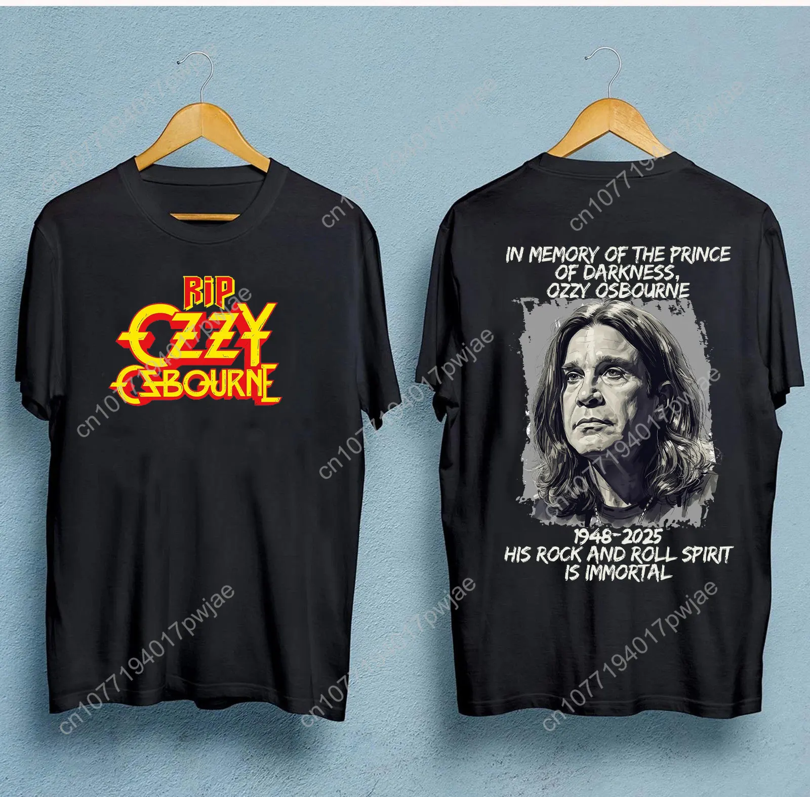 

Ozzy Osbourne Memorial Shirt No More Tears 1948–2025 Tribute Tee Rock Legend RIP Thank You for Your Memories Cotton T-shirt