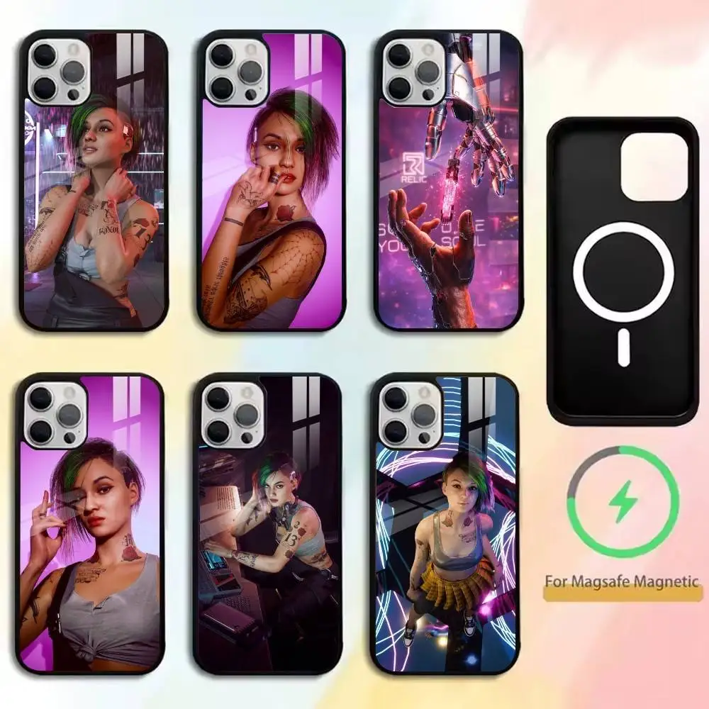 

Judy Phone Case For iPhone17,16,15,14,13,12,11 Plus,Pro Magnetic with Magsafe Wireless Charging