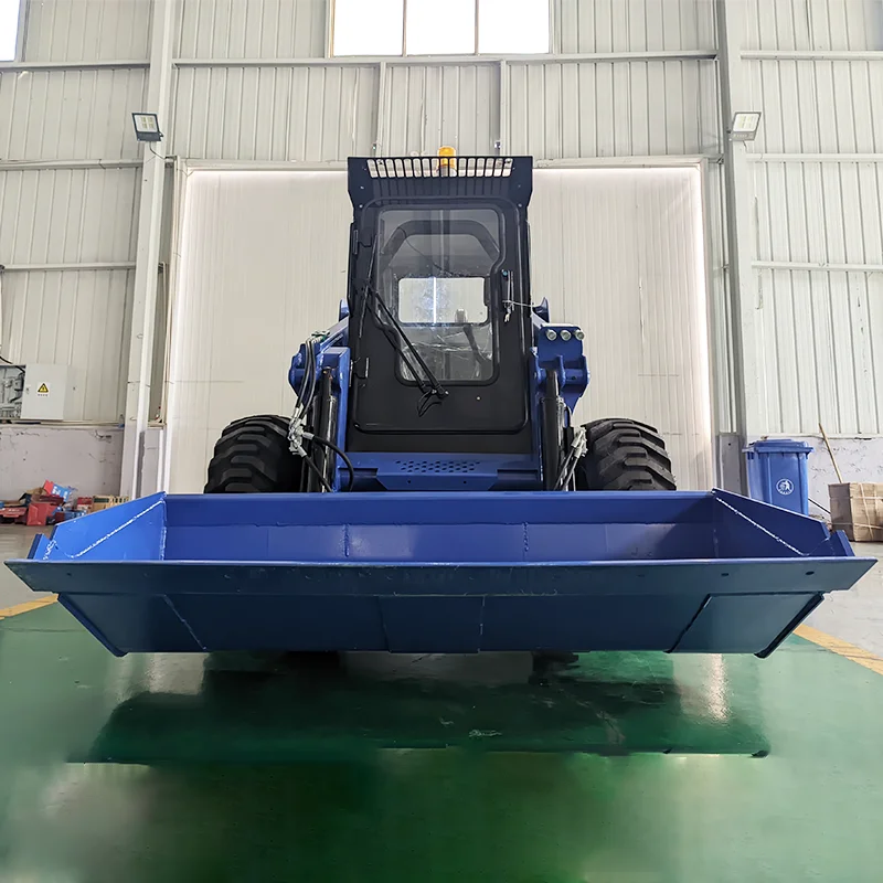 

Factory Hot Sale Skidsteer Wheel Loader Mini Backhoe Loader Chinese Skid Steer Loader for Sale