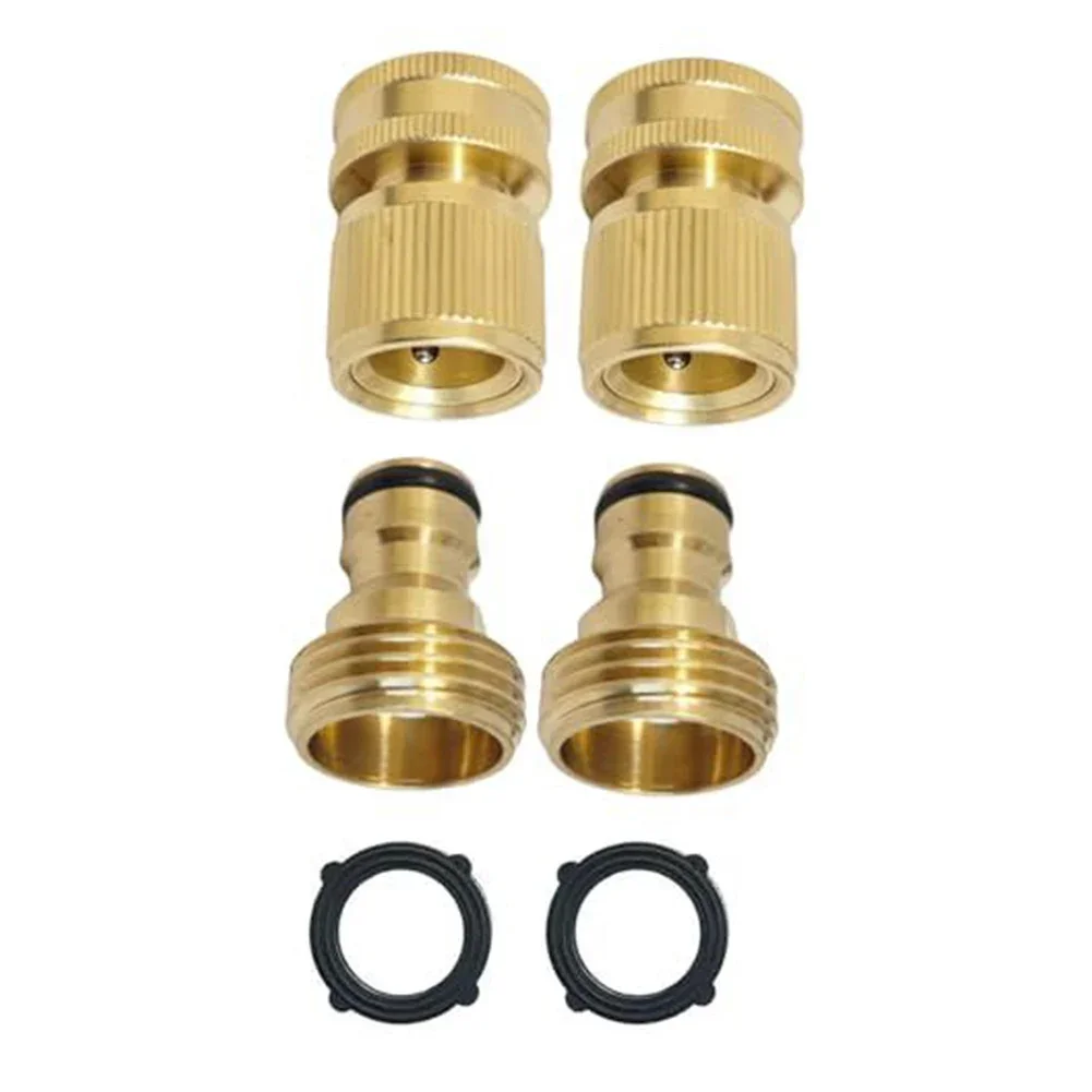 Garden Hose Use 17*12*3cm Brass Garden Hose Connectors Compatibility With Standard Hoses Effortless On Off Operation