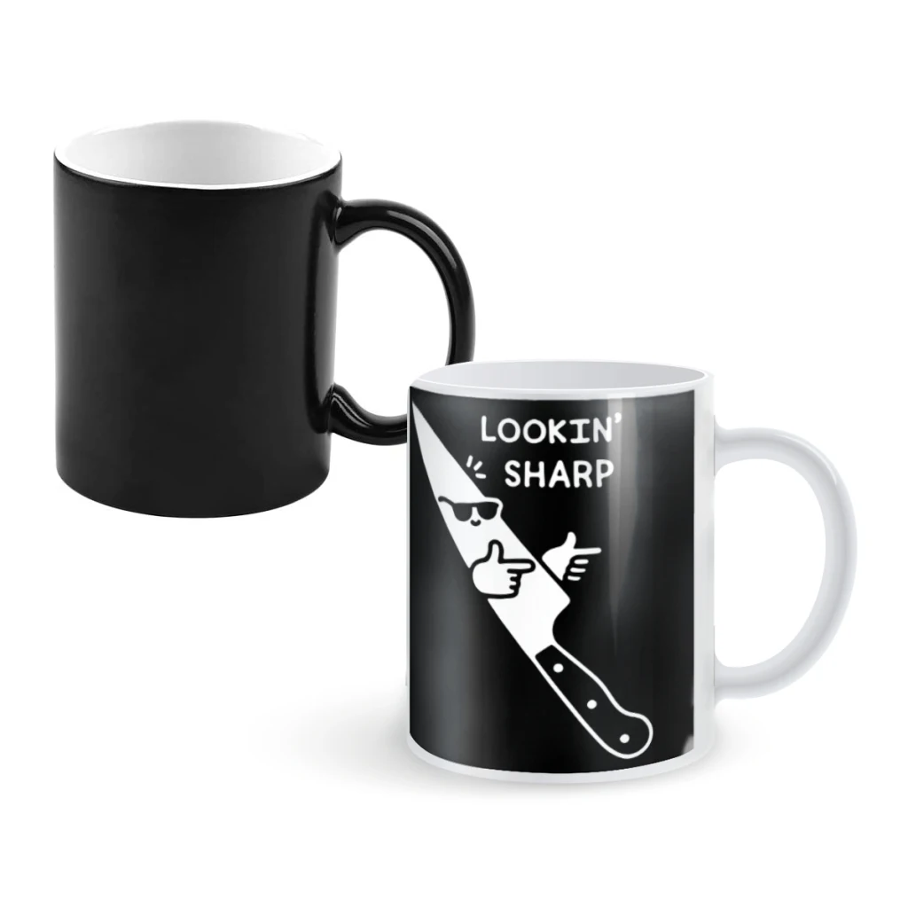 

Lookin SharpCoffee Mugs And Mug Creative Color Change Tea Cup Ceramic Milk Cups Novelty Gifts