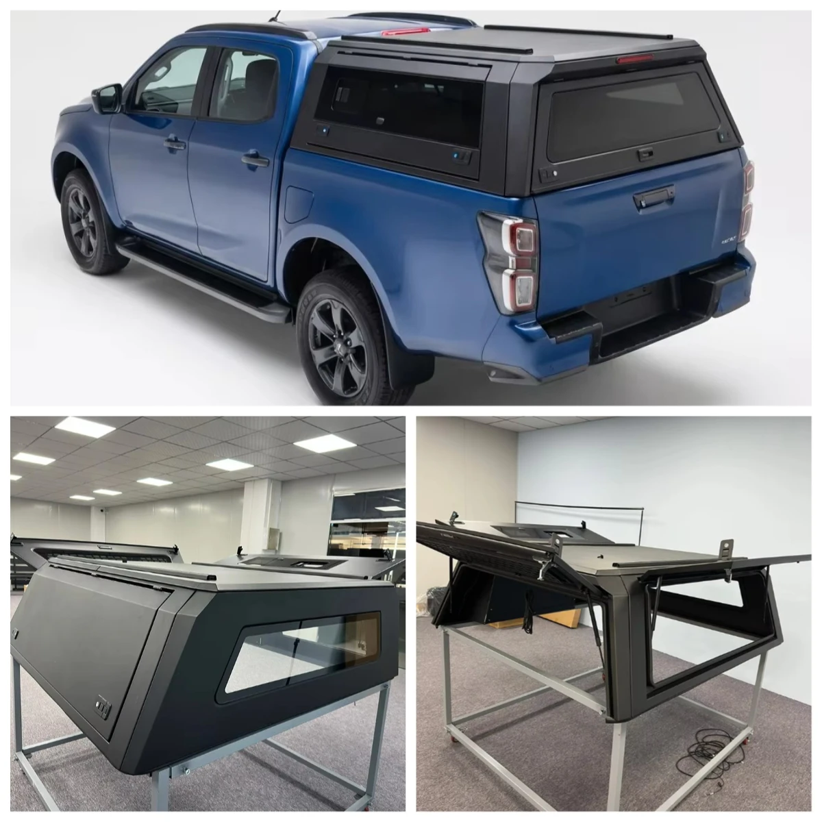 

Custom 4x4 Off-road Truck Canopy Hard Top Pickup Truck Hardtop Canopy for ISUZU D MAX 2020+ BT50 2022+ MAXUS T60 T90