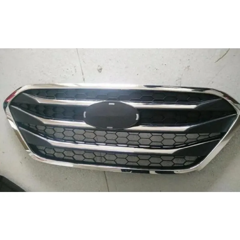 2009-2015 For Hyundai ix35 high quality ABS chrome front grille Refit around trim trim grills Racing.