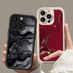 Wine Red Design Texture Marble Soft Case For Samsung Galaxy A06 A26 A34 A36 A33 A25 A16 S25 Ultra S24 FE S23 S22 S21 Plus Cover