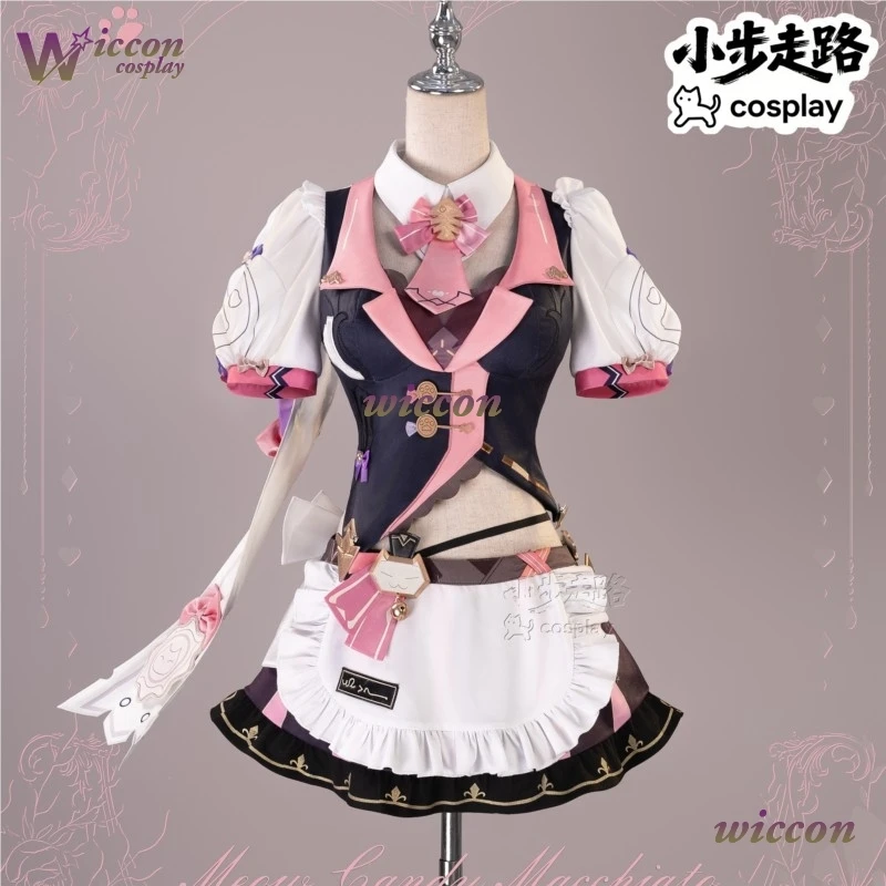 

Ynot/ Game Honkai Impact 3 Pardofelis Cosplay Costume Coffee Maid Dress Cat Pardofelis Wig Women Halloween Party Roleplay Clothe