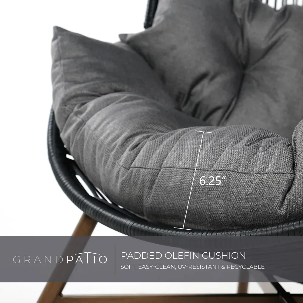 WUNICEF-Chaise à œufs en acier, chaise à œufs, pour l'extérieur et l'intérieur, style nordique, nouvelle collection