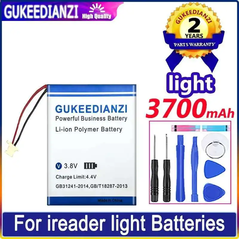 

For Ireader Light Batteries E - Reader Battery Reliable Replacement 3700Mah