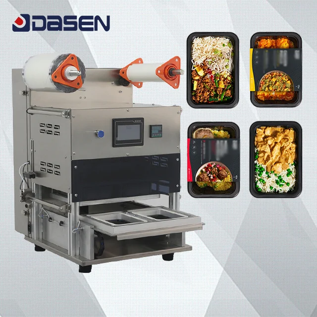 Automatic Desktop Sealing Machine Instant Noodles Nitrogen Filling Fresh-keeping Snack Paper Cups Cans Film Included