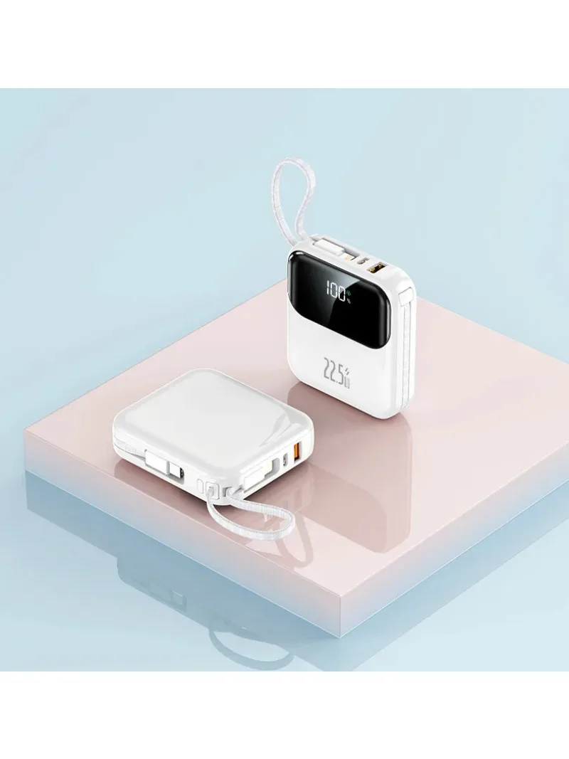 22.5W Fast Charging 20000mAh Large Capacity Mini Portable with Dual Mobile Phones Universal
