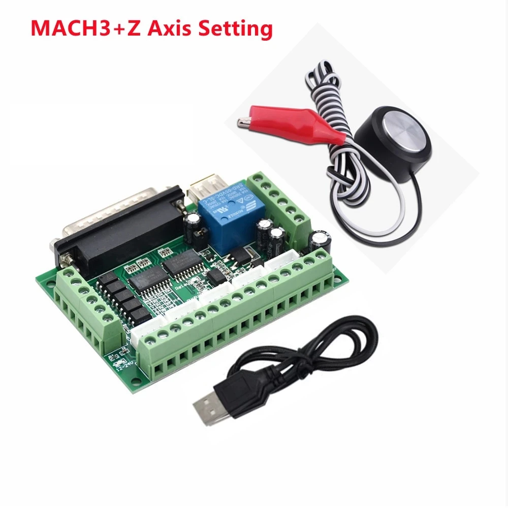 mach3 cnc controller 5 axis usb CNC mach 3 interface motion card breakout board engraving machine parts grbl control plate