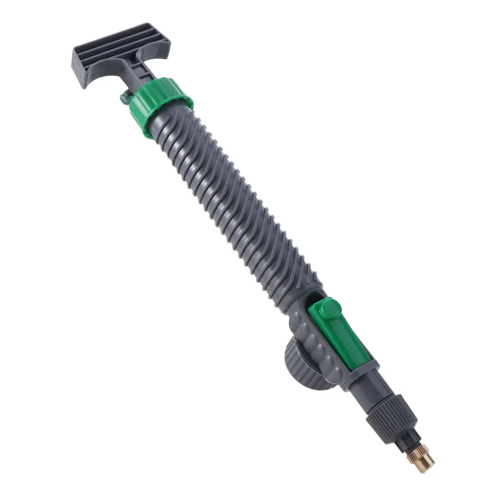 Handheld High Pressure Air Pump Quick Connect Efficient Water Spray Head Adjustable Universal Fit Manual Sprayer Garden Watering