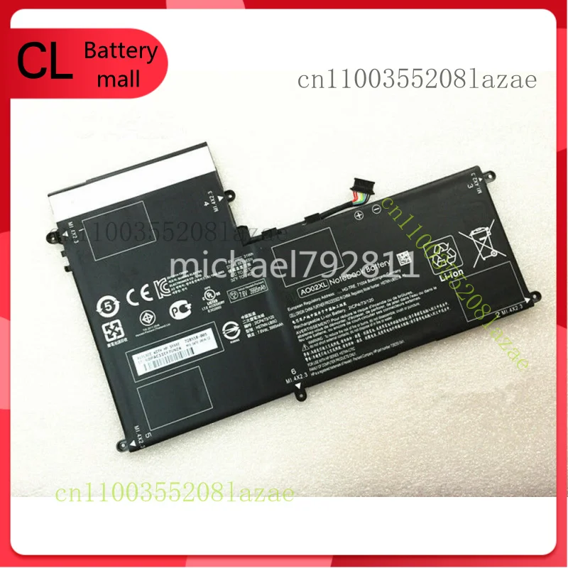 

Genuine AO02XL Battery for HP ElitePad 1000 ElitePad 1000 G2 HSTNN-UB5O Series