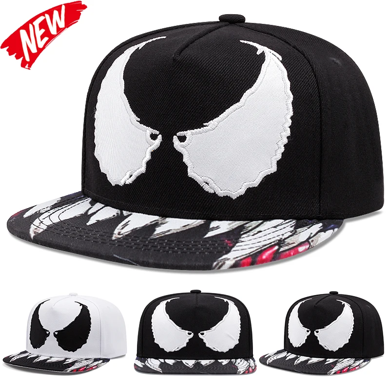 New Fashion Venom Baseball Cap For Men Mesh Fishing Snapback Hat Breathable Trucker Hats For Women Caps Adjustable