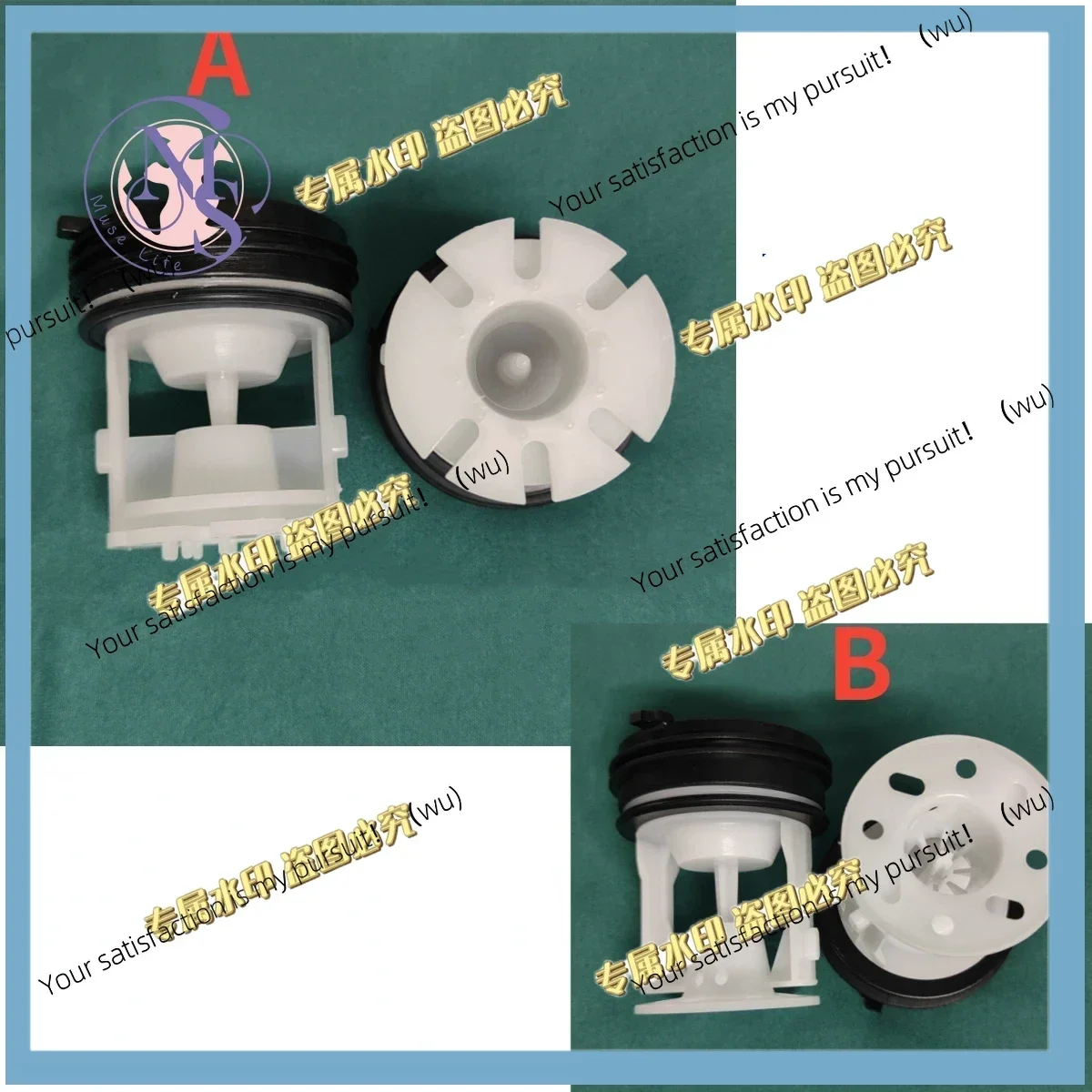 1PC Suitable for Haier / Whirlpool / Hisense / Rongsheng tumble dryer washing machine drain pump sewage outlet cover filter