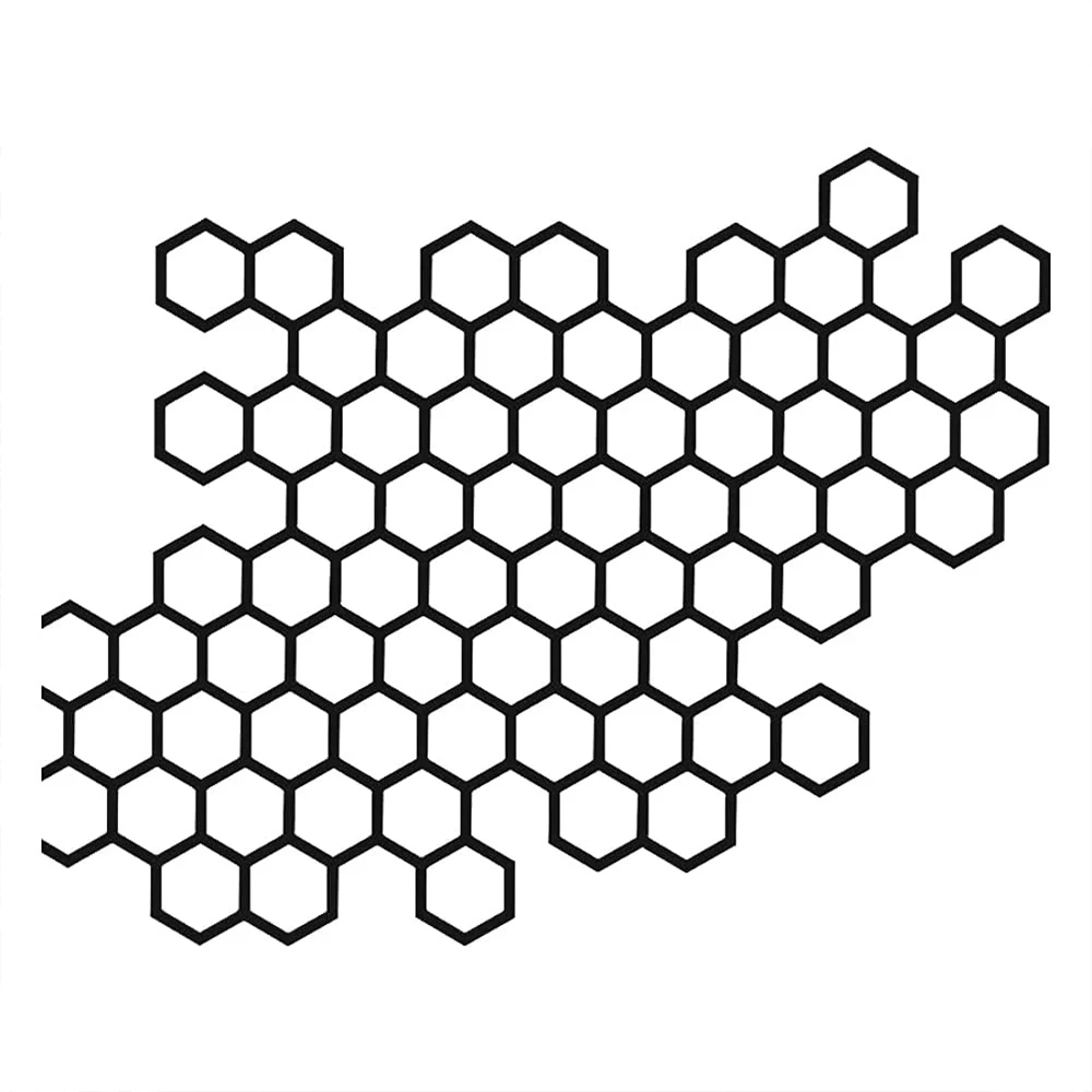 Motorcycle Sticker Honeycomb Helmet Decals Stickers Car Refit Creative Body Decoration Decals Waterproof Bumper Sticker