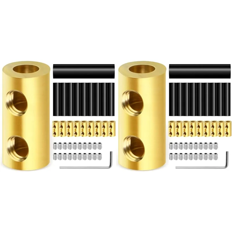 

【VALUE MONEY】20PCS 8Awg 60A Quick Wiring Connection Terminal, Wire Connector With Set Screws And Thermoplastic Tube