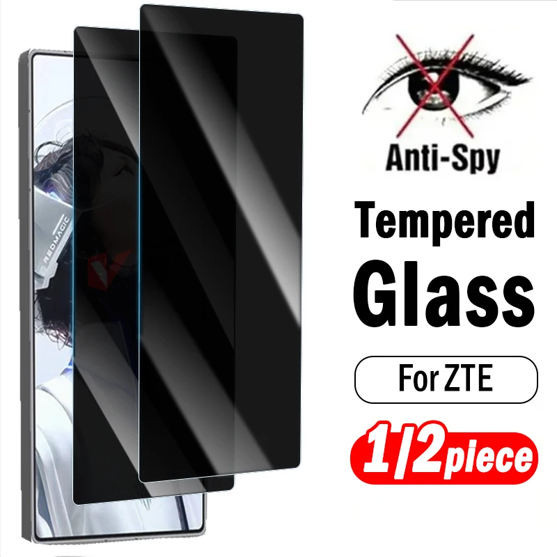 

1/2pcs Privacy Anti Spy Screen Protector for ZTE nubia RedMagic 11 Pro+ Tempered Glass for ZTE nubia Z80 Ultra thin Unlock Glass