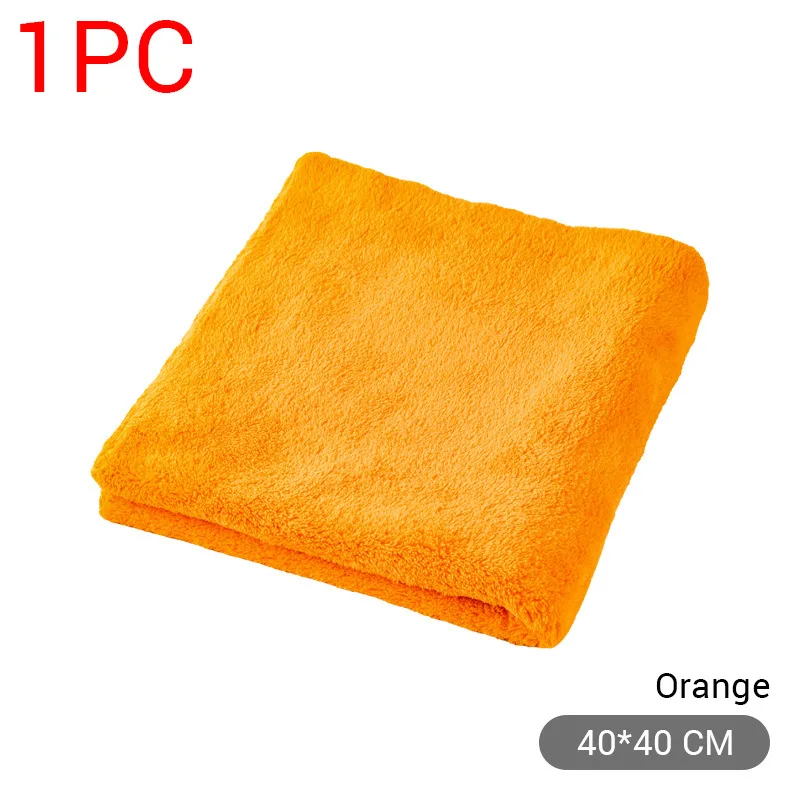 Thicken 600GSM Microfiber Towel Ultra-Soft Car Washing Cloth 40x40cm Scratch-Free Drying Cloth for Car Detailing Cleaning Rag