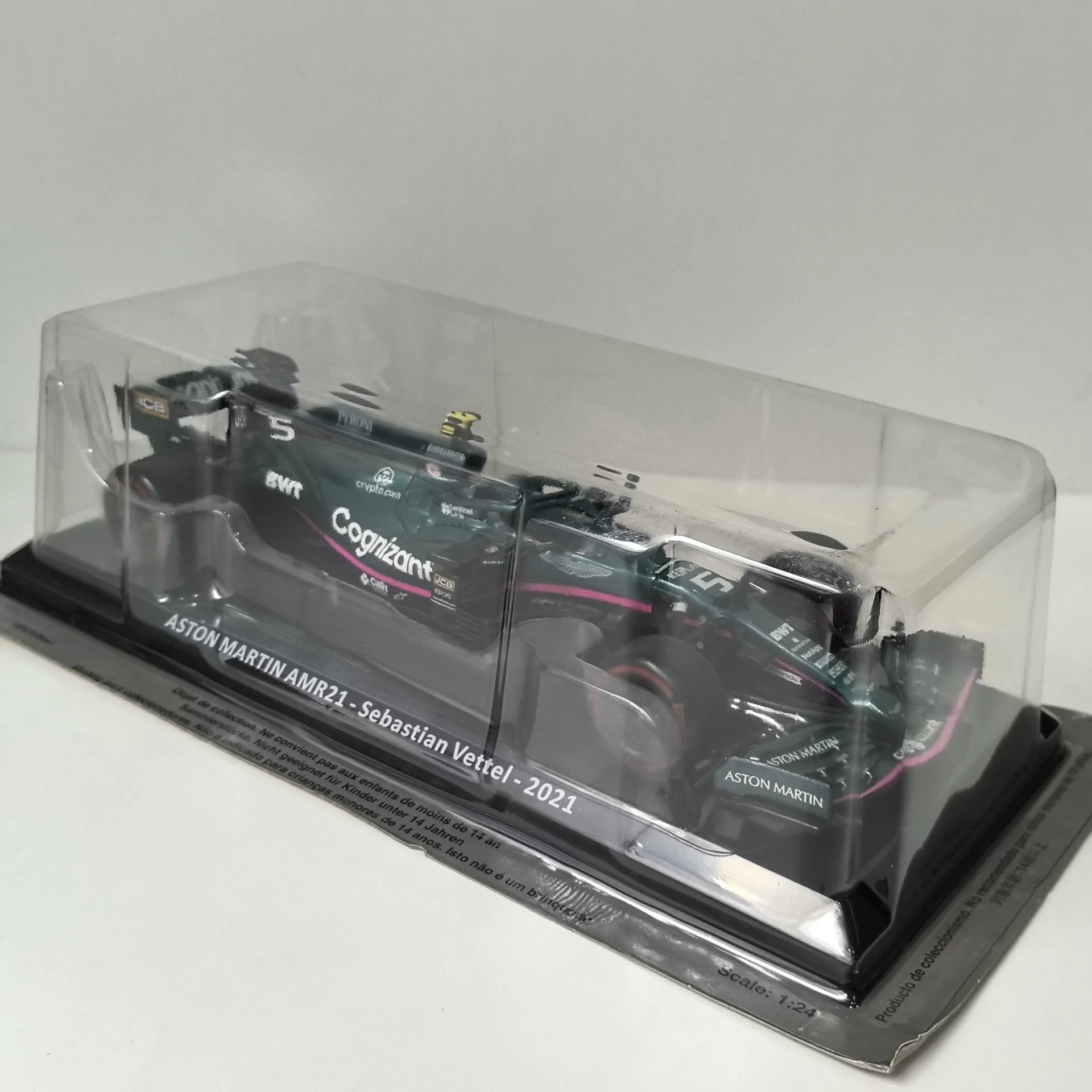 Diecast IXO 1/24 Scale ASTON MARTIN AMR21 # 5 2021 Formula Racing 59 Alloy Car Model