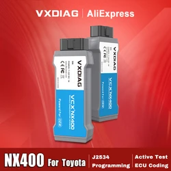 VXDIAG NANO NX400 for Toyota Lexus OBD2 Scanner All Systems Car Diagnostic Tool Active Test 30+ Service Function Lifetime Update