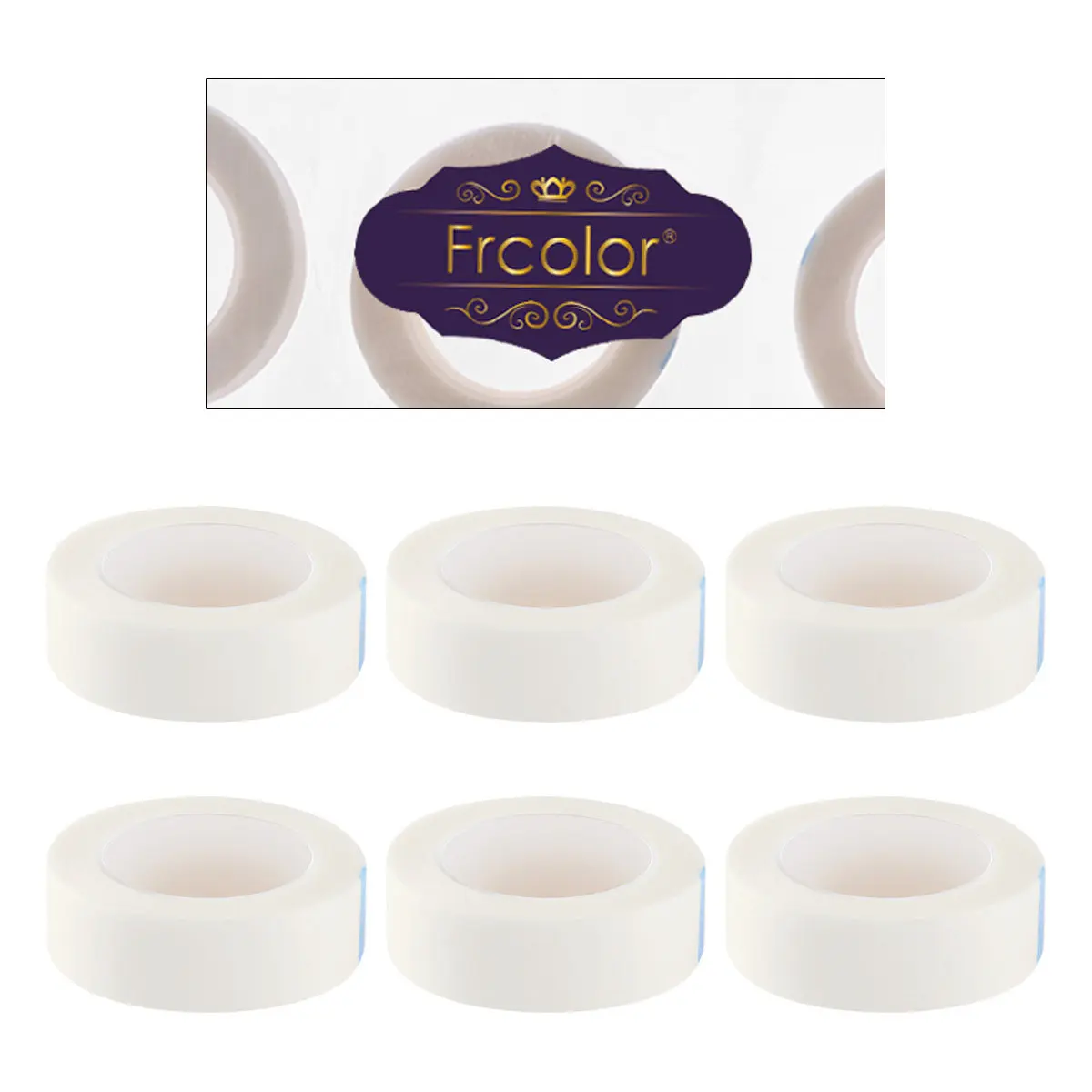 6Pcs Lint Free Eyelash Isolation Tape Sterile Grade for Eyelash Extensions Sensitive Skin Safe Easy Application Must