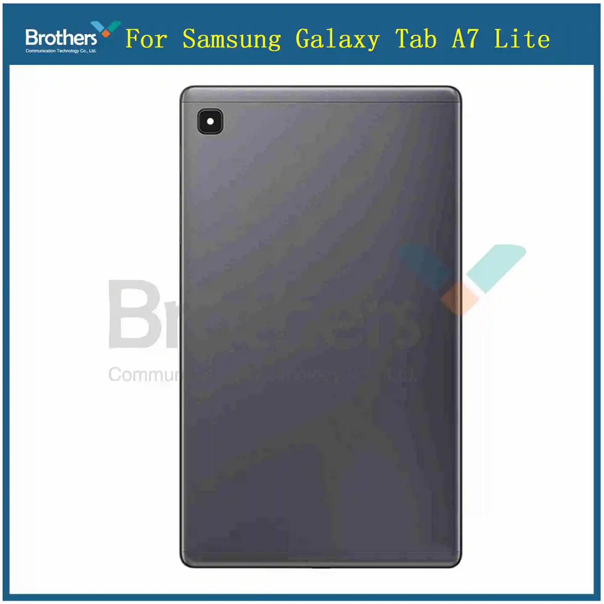 For Samsung Galaxy Tab A7 Lite SM-T220 SM-T225 Back Battery Cover Door Housing Case For A7Lite T220 T225 Rear Cover Replace