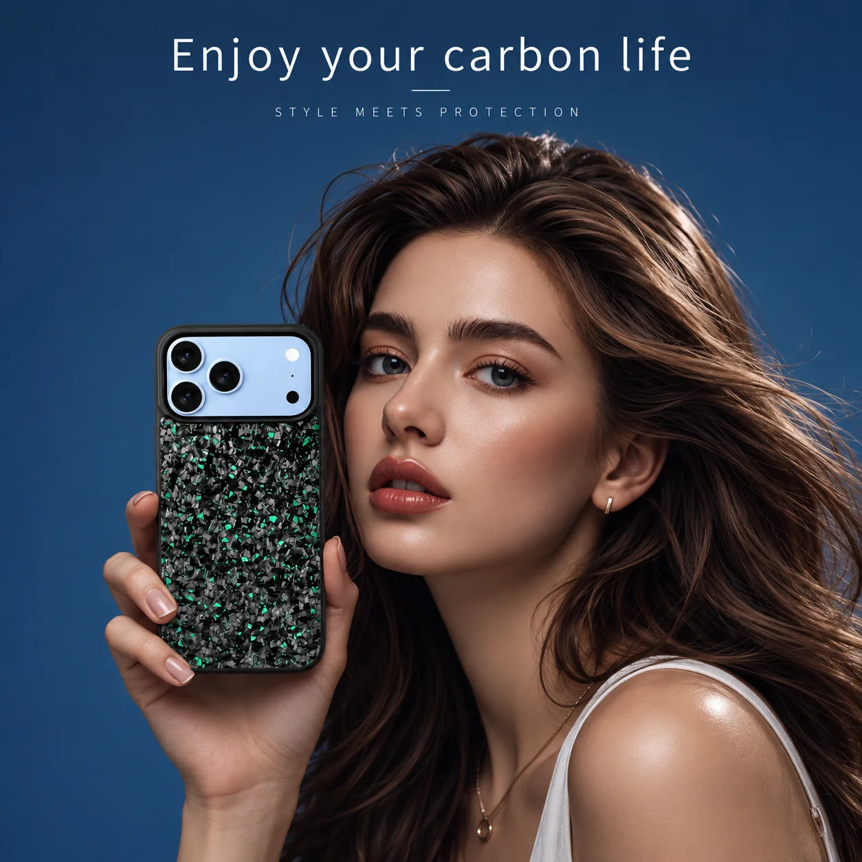 Forged Carbon Fiber Phone Case For iPhone 12 13 14 15 16 17 18 Pro Max Air Plus Real Carbon Protective Magnetic Wireless Cover