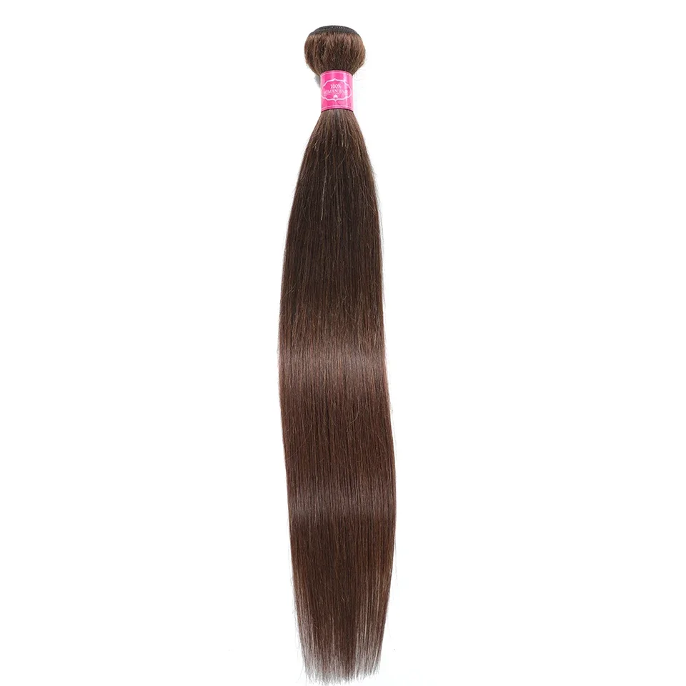 #4 Brown Straight Hair Brazilian Straight Human Hair Weave Bundles Chocolate Brown 2/3/4 pcs/lot  Human Hair Bundles Raw Hai