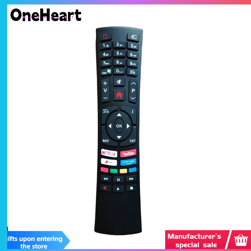 RC4391P Telecomando universale per TV Modello multimarca compatibile Smart TV Remote per VESTEL/BUSH Hitachi/Nordful TV